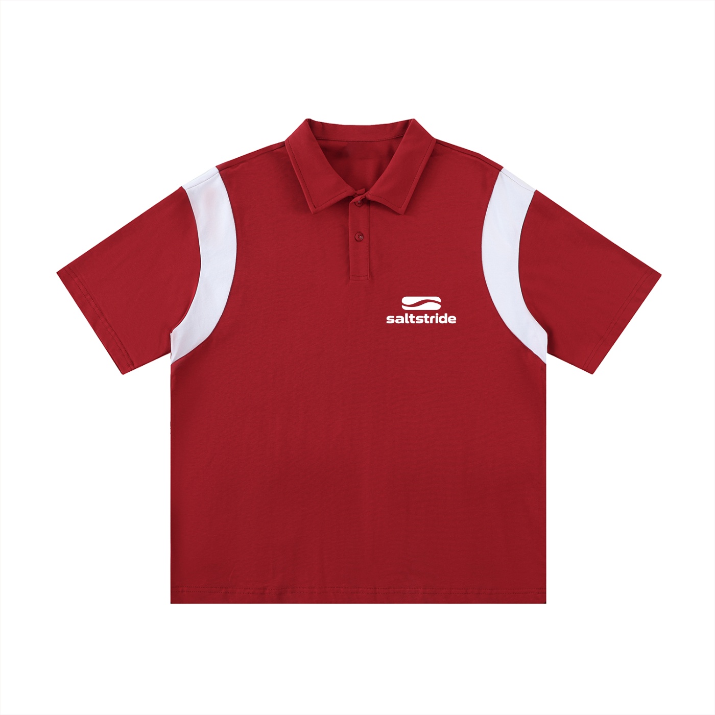 Saltstride Contrast Panel Polo - Image 5